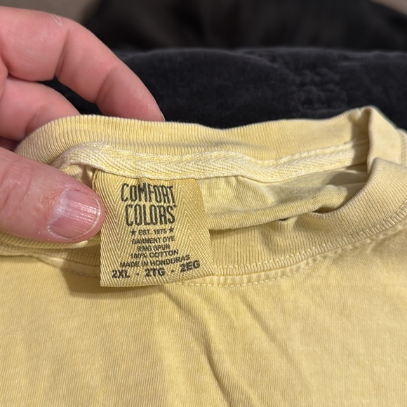 Ron, John, long sleeve T-shirt, and yellow size XXL - Picture 3 of 5